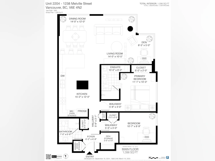 2204-1238 Melville Street, Vancouver, BC, V6E 4N2 - 36