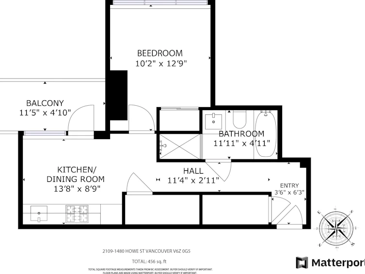 2109-1480 Howe Street, Vancouver, BC, V6Z 0G5 - 4