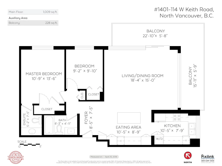 1401-114 West Keith Road, North Vancouver, BC, V7M 3C9 - 22