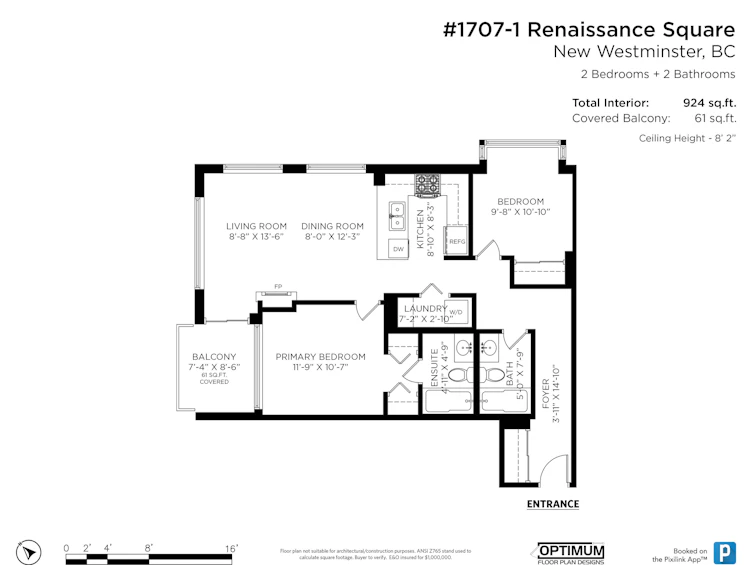1707-1 Renaissance Square, New Westminster, BC, V3M 0B6 - 13