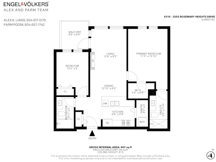 310-3355 Rosemary Heights Drive, Surrey, BC, V3Z 2H5 - 33