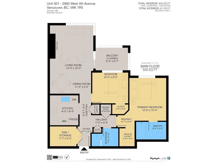 301-2983 W 4th Avenue, Vancouver, BC, V6K 1R5 - 25