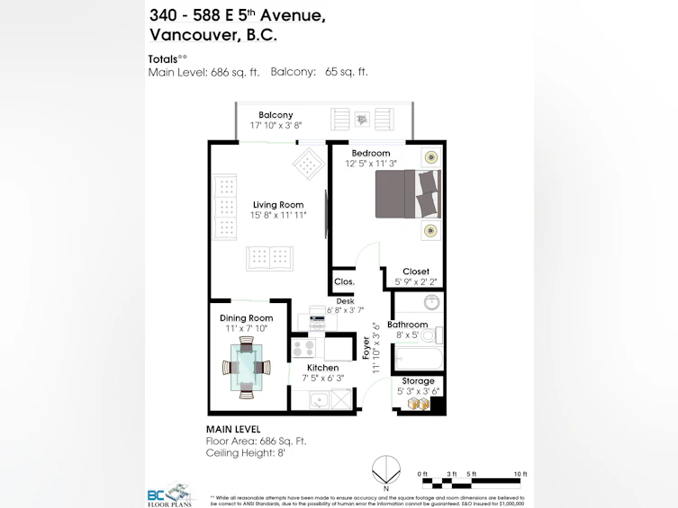 340-588 E 5th Avenue, Vancouver, BC, V5T 4H6 - 21