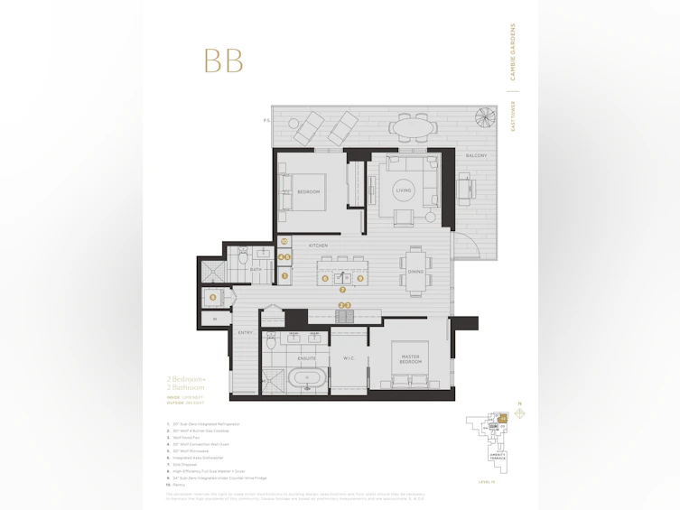 1002-7433 Cambie Street, Vancouver, BC, V6P 0J8 - 6