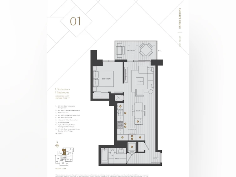 2201-7433 Cambie Street, Vancouver, BC, V6P 0J8 - 11