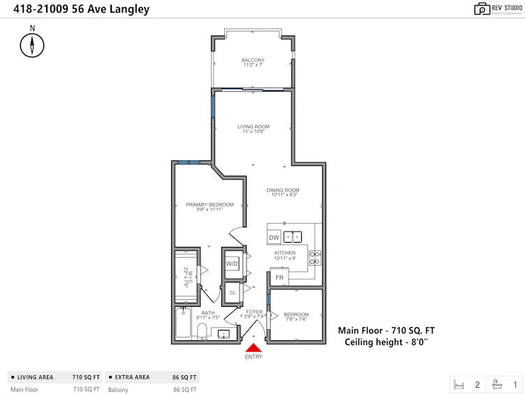 418-21009 56, Langley, BC, V3A 0C9 - 21
