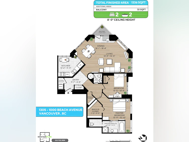 1305-1000 Beach Avenue, Vancouver, BC, V6E 4M2 - 40