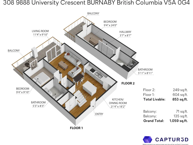 308-9888 University Crescent, Burnaby, BC, V5A 0G4 - 4