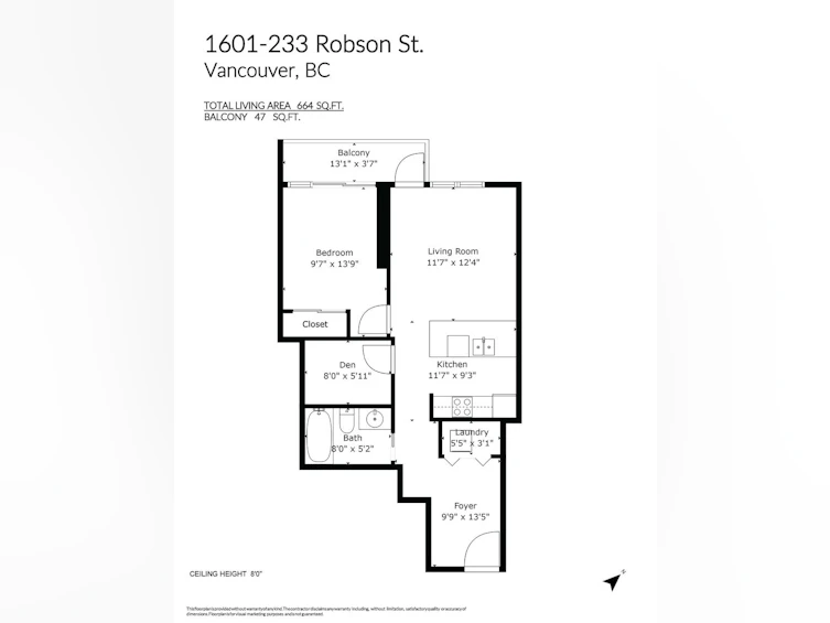 1601-233 Robson Street, Vancouver, BC, V6B 0E8 - 27