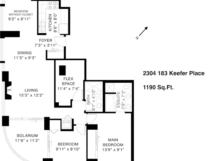 2304-183 Keefer Place, Vancouver, BC, V6B 6B9 - 5