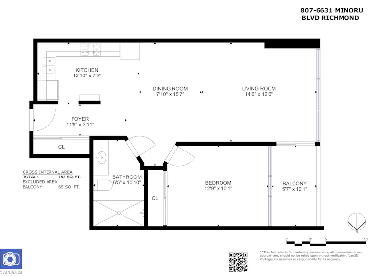 807-6631 Minoru Boulevard, Richmond, BC, V6Y 1Z1 - 17