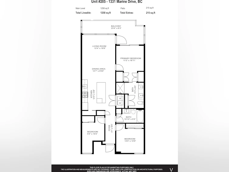 205-1331 Marine Drive, West Vancouver, BC, V7T 1B6 - 21