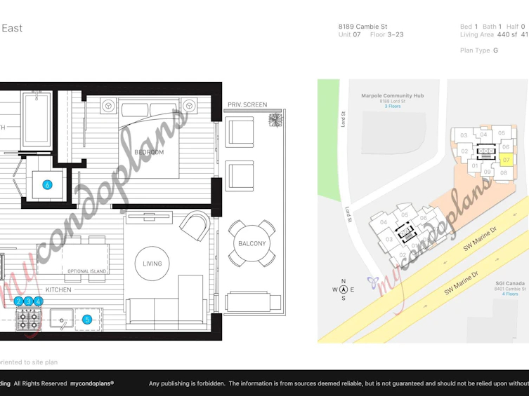 707-8189 Cambie Street, Vancouver, BC, V6P 0G6 - 23