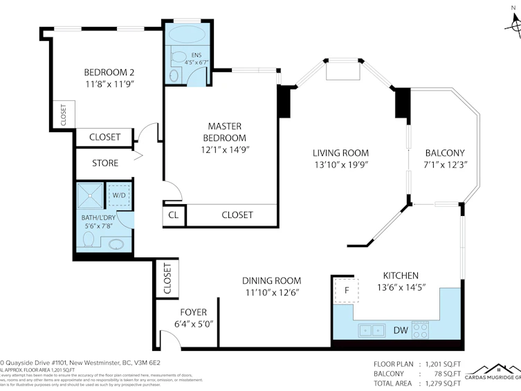 1101-1250 Quayside Drive, New Westminster, BC, V3M 3E6 - 2