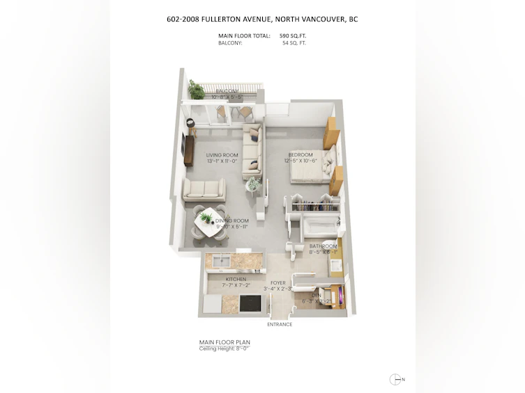 602-2008 Fullerton Avenue, North Vancouver, BC, V7P 3G7 - 14