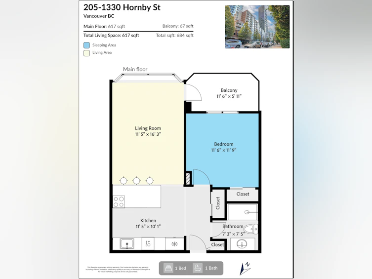 205-1330 Hornby Street, Vancouver, BC, V6Z 1W5 - 23