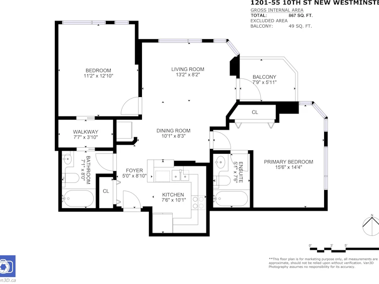 1201-55 Tenth Street, New Westminster, BC, V3M 6R5 - 24