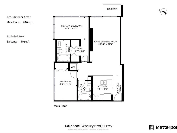 1402-9981 Whalley Boulevard, Surrey, BC, V3T 0G6 - 31
