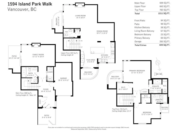 1594 Island Park Walk, Vancouver, BC, V6H 3Z8 - 38