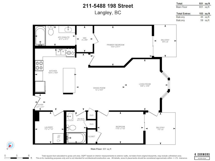 211-5488 198 Street, Langley, BC, V3A 1G2 - 28