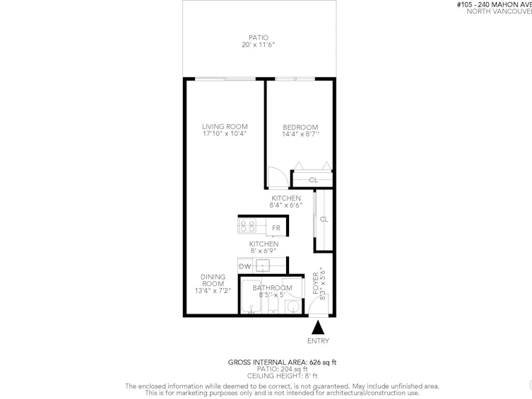 105-240 Mahon Avenue, North Vancouver, BC, V7M 3H4 - 2