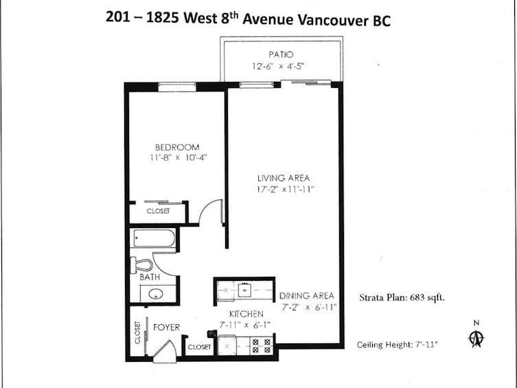 201-1825 W 8th Avenue, Vancouver, BC, V6J 1V9 - 25