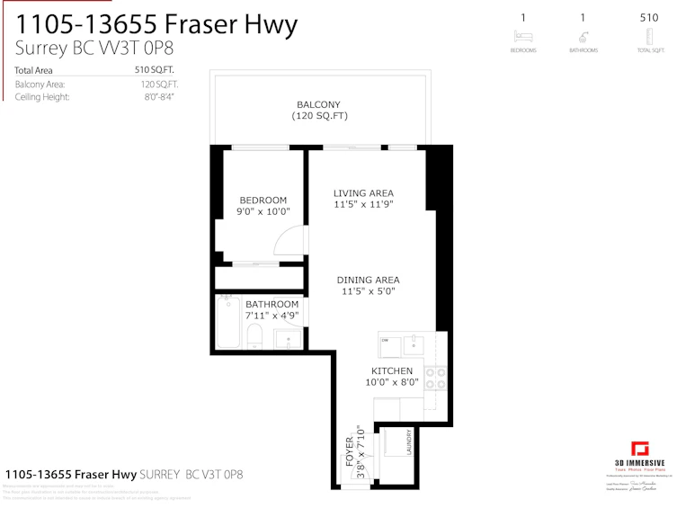 1105-13655 Fraser Highway, Surrey, BC, V3T 0P8 - 15
