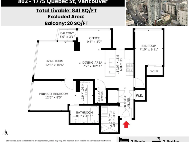 802-1775 Quebec Street, Vancouver, BC, V5T 0E3 - 37