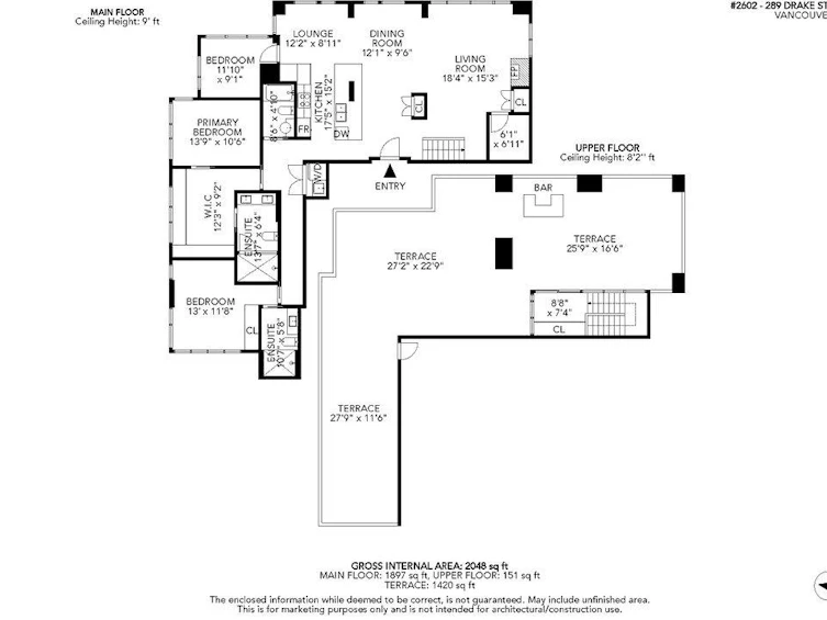 PH2602-289 Drake Street, Vancouver, BC, V6B 5Z5 - 40