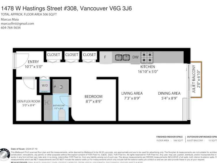 308-1478 W Hastings Street, Vancouver, BC, V6G 3J6 - 25