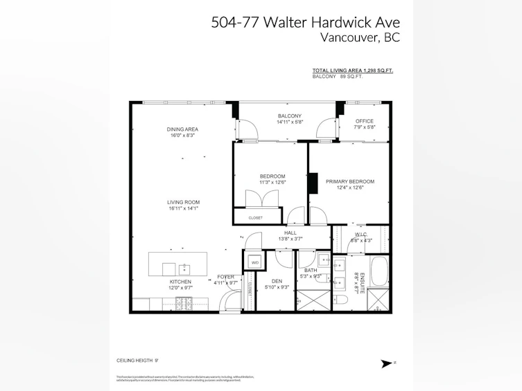 504-77 Walter Hardwick Avenue, Vancouver, BC, V5Y 0C6 - 36