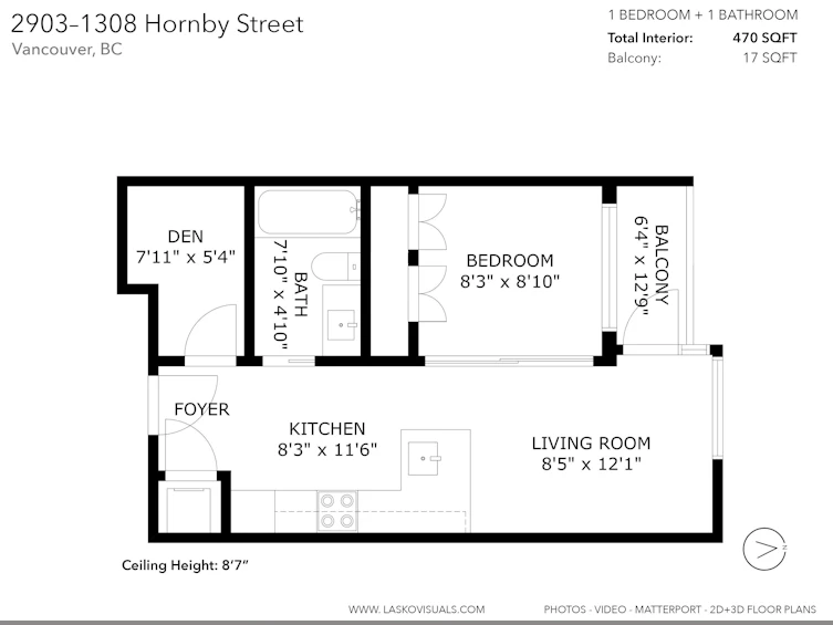 2903-1308 Hornby Street, Vancouver, BC, V6Z 0C5 - 21