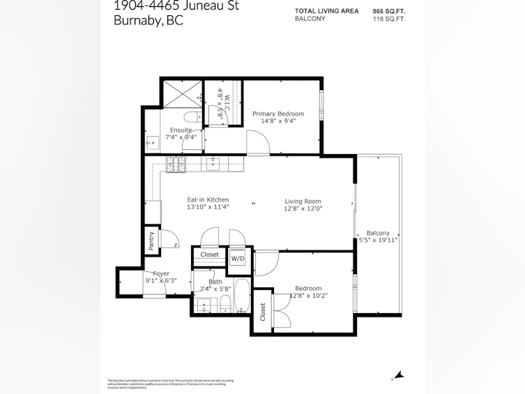 1904-4465 Juneau Street, Burnaby, BC, V5C 0L8 - 26