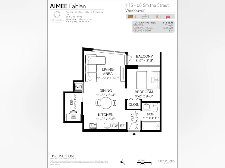 1115-68 Smithe Street, Vancouver, BC, V6B 0P4 - 20