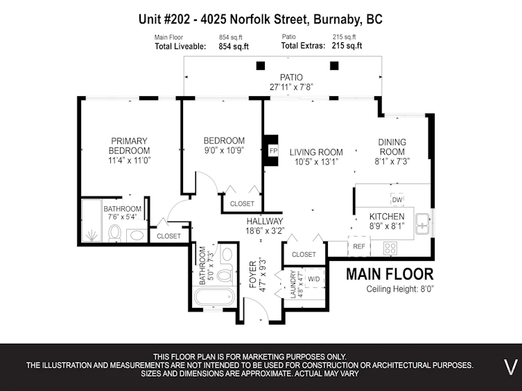 202-4025 Norfolk Street, Burnaby, BC, V5G 0A5 - 32