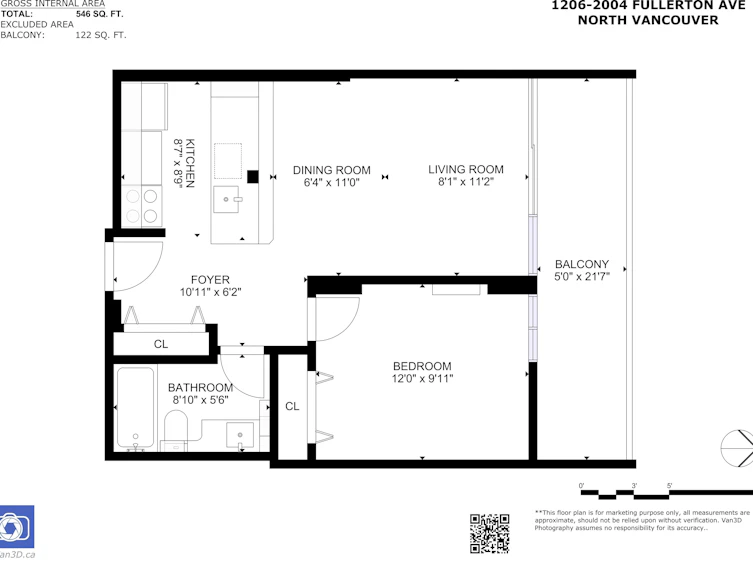 1206-2004 Fullerton Avenue, North Vancouver, BC, V7P 3G8 - 23