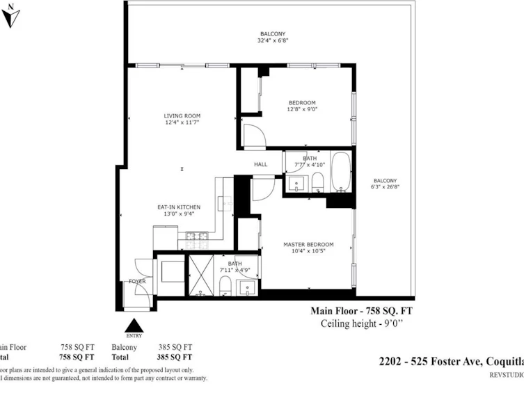 2202-525 Foster Avenue, Coquitlam, BC, V3J 0H6 - 3