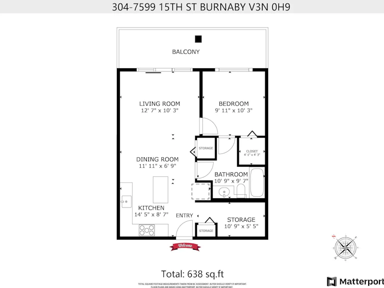 304-7599 15th Street, Burnaby, BC, V3N 0H9 - 23
