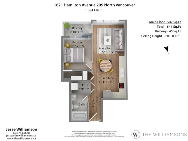 209-1621 Hamilton Avenue, North Vancouver, BC, V7P 0B6 - 21