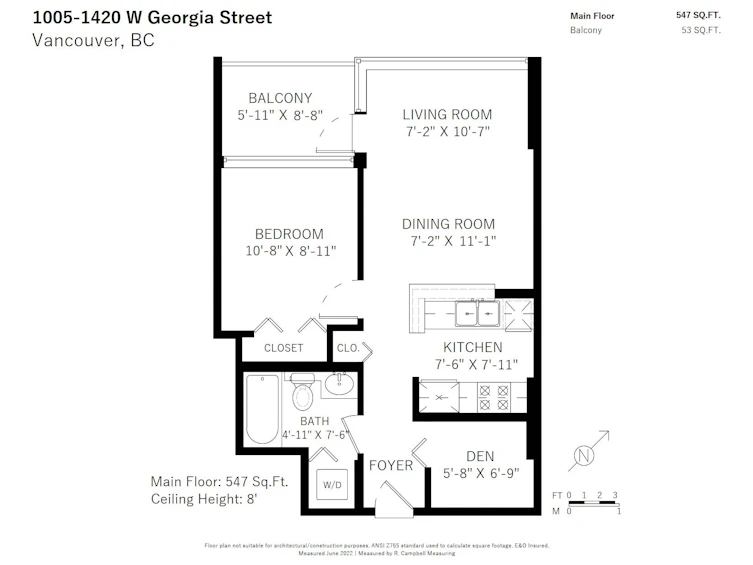 1005-1420 W Georgia Street, Vancouver, BC, V6G 3K4 - 24