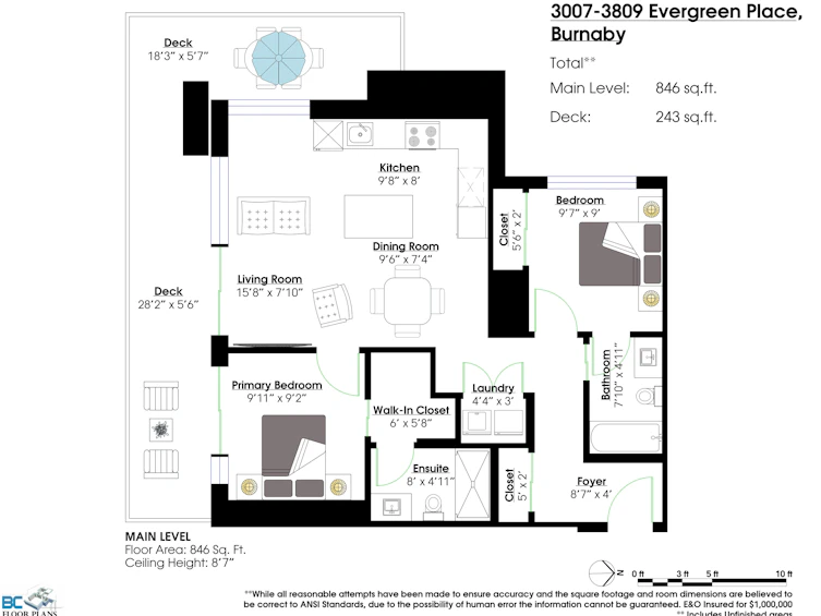 3007-3809 Evergreen Place, Burnaby, BC, V3J 0M1 - 32