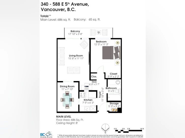 340-588 E 5th Avenue, Vancouver, BC, V5T 4H6 - 21