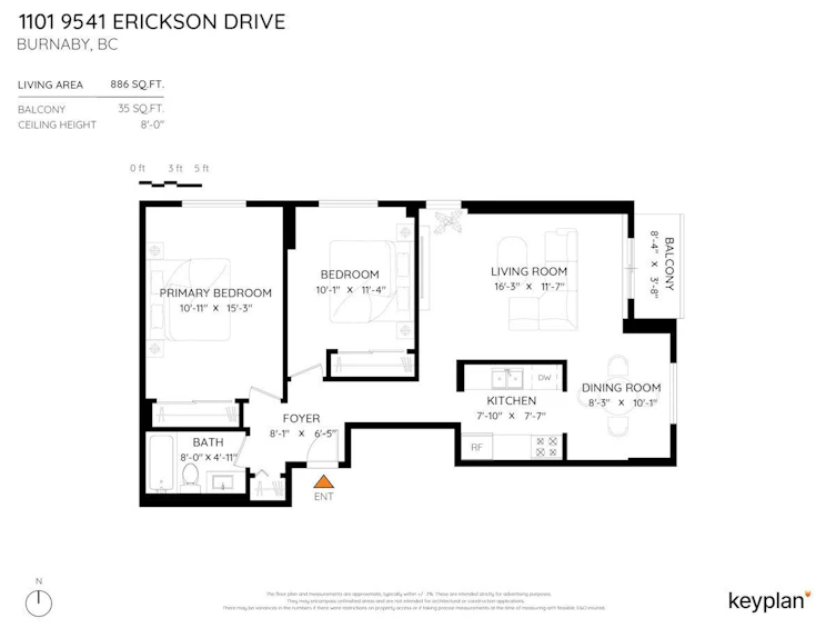 1101-9541 Erickson Drive, Burnaby, BC, V3J 7N8 - 40