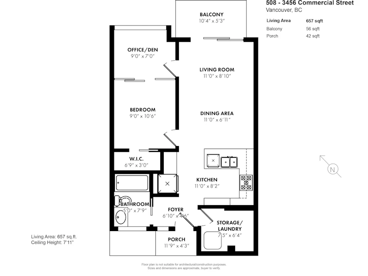 508-3456 Commercial Street, Vancouver, BC, V5N 4E9 - 23