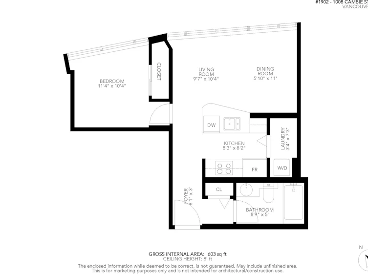1902-1008 Cambie Street, Vancouver, BC, V6B 6J7 - 32