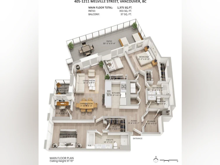405-1211 Melville Street, Vancouver, BC, V6E 0A7 - 24