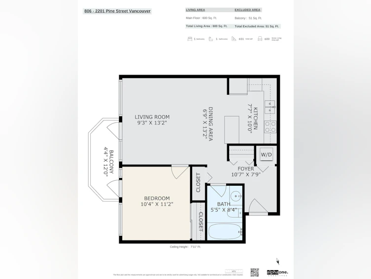806-2201 Pine Street, Vancouver, BC, V6J 5E7 - 22