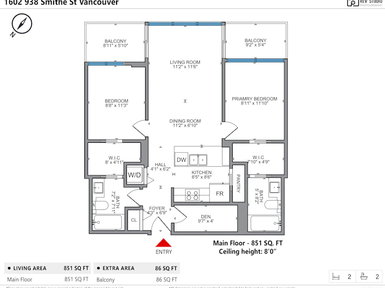 1602-938 Smithe Street, Vancouver, BC, V6Z 3H8 - 15