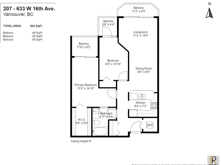 207-633 W 16th Avenue, Vancouver, BC, V5Z 1S5 - 25