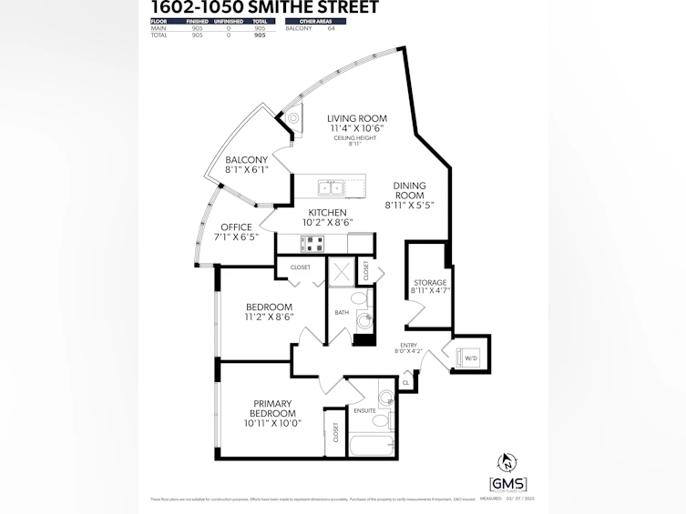 1602-1050 Smithe Street, Vancouver, BC, V6E 4T4 - 26